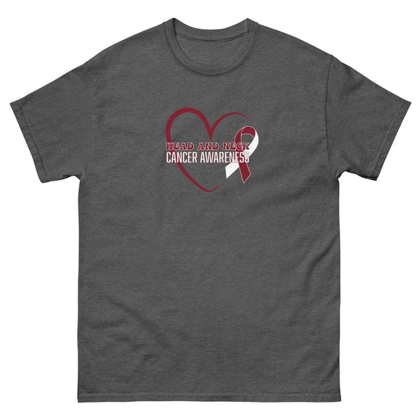 Head and Neck Heart Tee - JohnVsGBMDark HeatherS