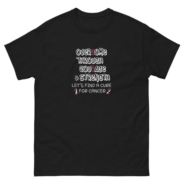 Head and Neck Overcome Tee - JohnVsGBMBlackS