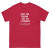 Head and Neck Overcome Tee - JohnVsGBMCardinalS