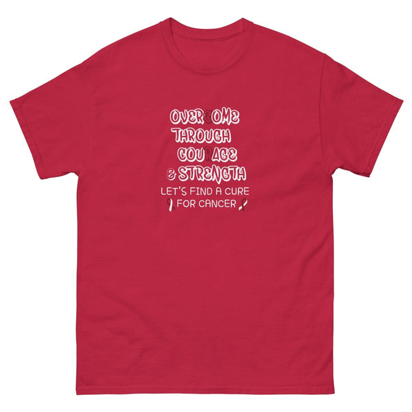 Head and Neck Overcome Tee - JohnVsGBMCardinalS