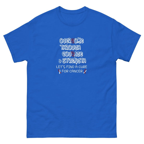 Head and Neck Overcome Tee - JohnVsGBMRoyalS