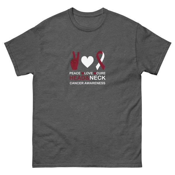 Head and Neck Peace Tee - JohnVsGBMDark HeatherS