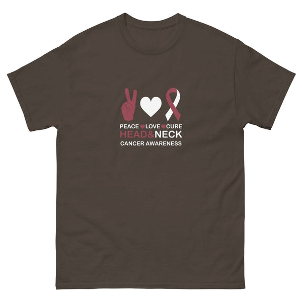 Head and Neck Peace Tee - JohnVsGBMDark ChocolateS