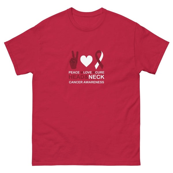 Head and Neck Peace Tee - JohnVsGBMCardinalS