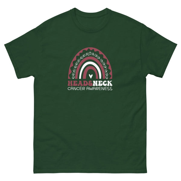 Head and Neck Rainbow Tee - JohnVsGBMForest GreenS