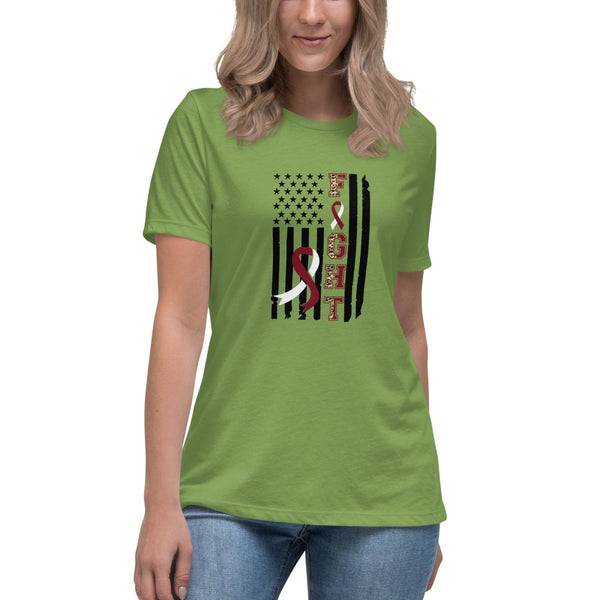 Head and Neck Women's Fight Flag Tee - JohnVsGBMLeafS
