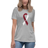Head and Neck Women's Ribbon Heart Tee - JohnVsGBMAthletic HeatherS
