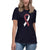 Head and Neck Women's Ribbon Heart Tee - JohnVsGBMNavyS