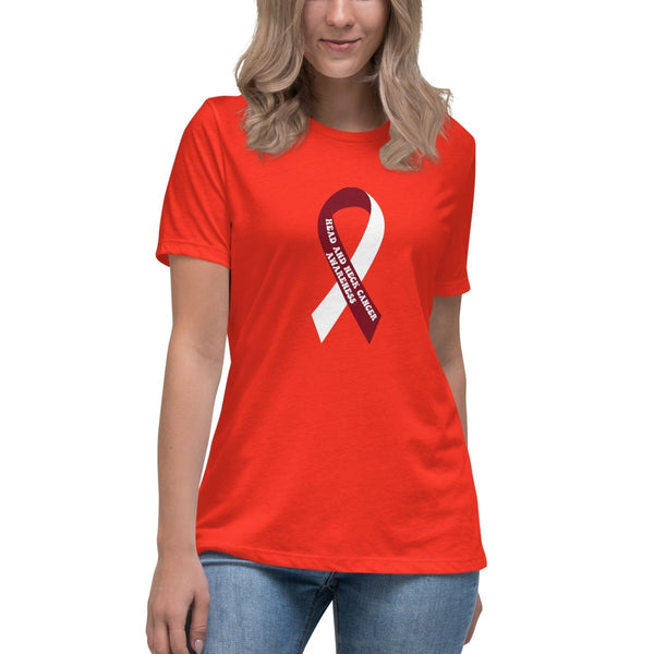 Head and Neck Women's Ribbon Tee - JohnVsGBMPoppyS