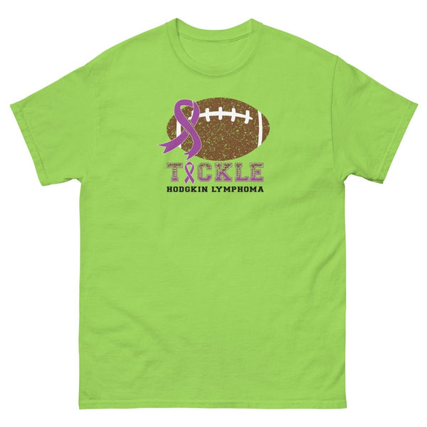 Hodgkin's Lymphoma Brn Tackle Tee - JohnVsGBMLimeS