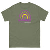 Hodgkin's Lymphoma Rainbow Tee - JohnVsGBMMilitary GreenS
