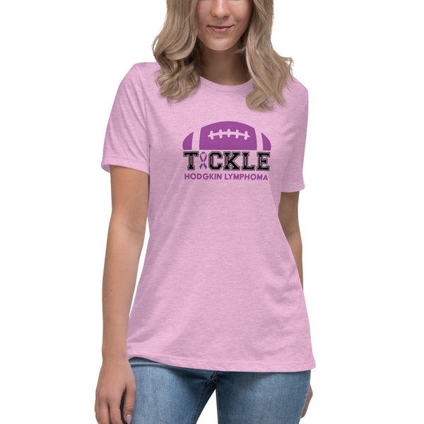 Hodgkin's Lymphoma Women's Tackle Tee - JohnVsGBMHeather Prism LilacS