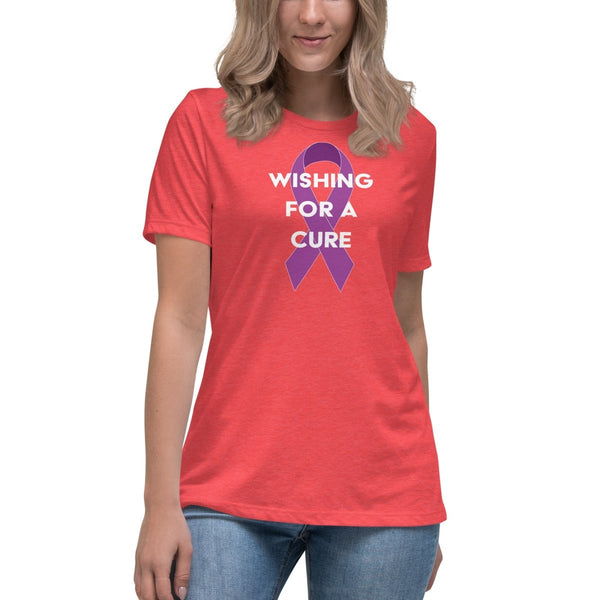 Hodgkin's Lymphoma Women's Wishing Tee - JohnVsGBMHeather RedS
