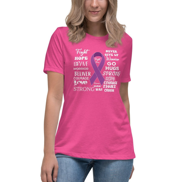 Hodgkin's Lymphoma Women's Words Tee - JohnVsGBMBerryS