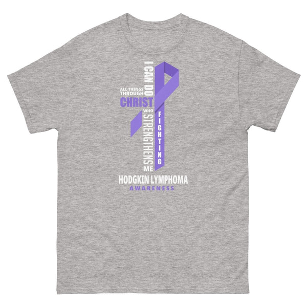 Hodgkin's Through Christ Tee - JohnVsGBMSport GreyS