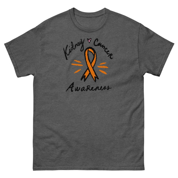 Kidney Cancer Awareness Tee - JohnVsGBMDark HeatherS