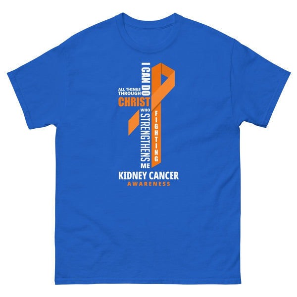 Kidney Cancer Through Christ Tee - JohnVsGBMRoyalS
