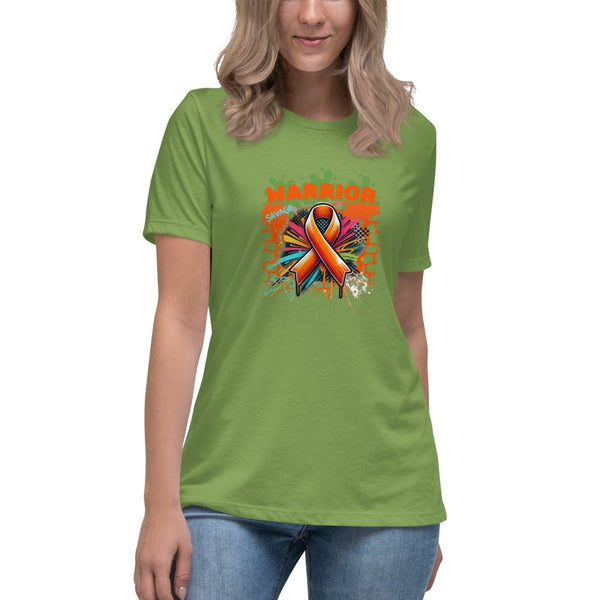 Kidney Cancer Women's Graffiti Tee - JohnVsGBMLeafS