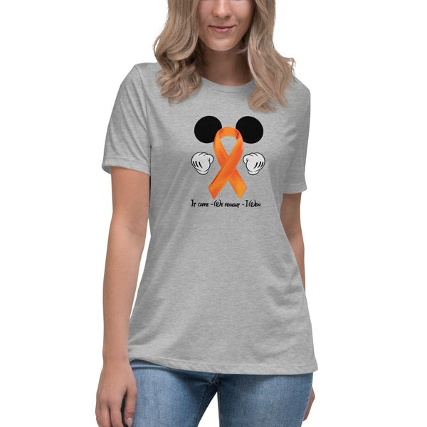Kidney Cancer Women's Mouse Tee - JohnVsGBMAthletic HeatherS