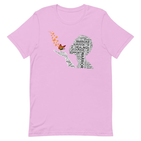 Leukemia Cancer Butterfly Tee - JohnVsGBMLilacS
