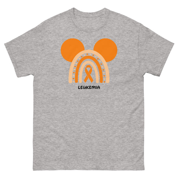 Leukemia Rainbow Mouse Tee - JohnVsGBMSport GreyS