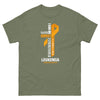 Leukemia Through Christ Tee - JohnVsGBMMilitary GreenS