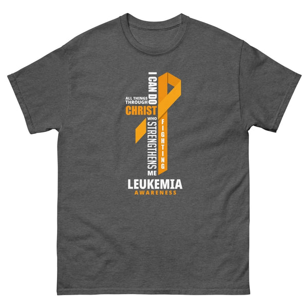 Leukemia Through Christ Tee - JohnVsGBMDark HeatherS