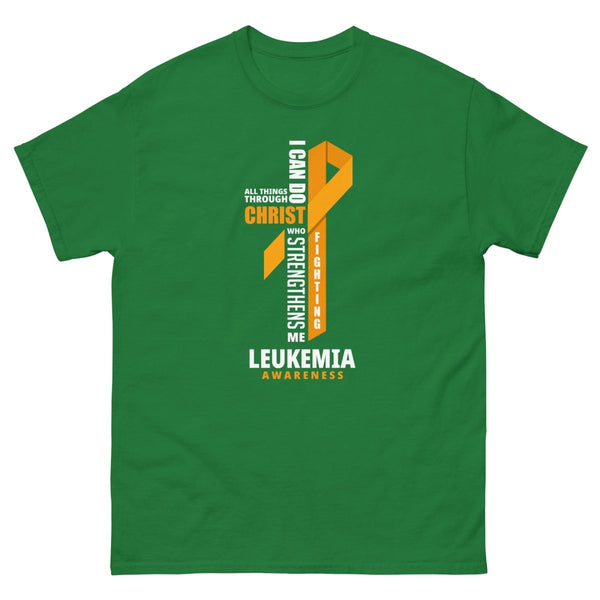 Leukemia Through Christ Tee - JohnVsGBMTurf GreenS