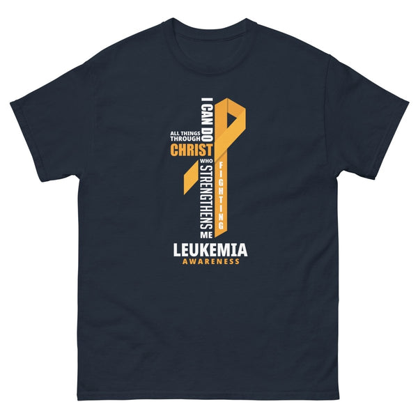 Leukemia Through Christ Tee - JohnVsGBMNavyS