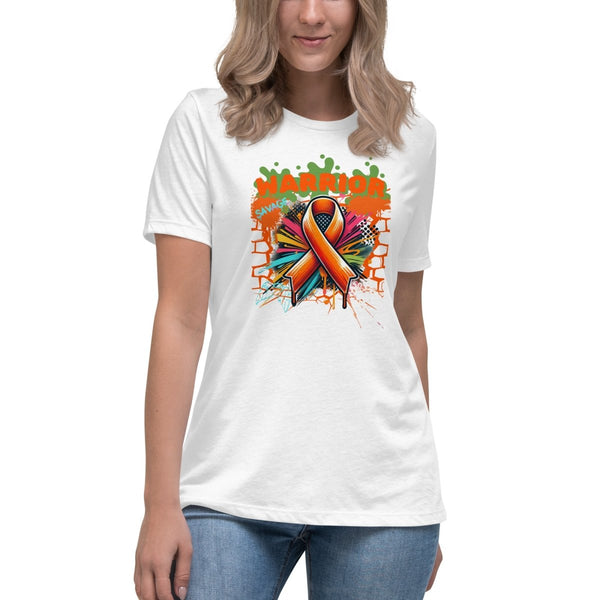Leukemia Women's Graffiti Tee - JohnVsGBMWhiteS