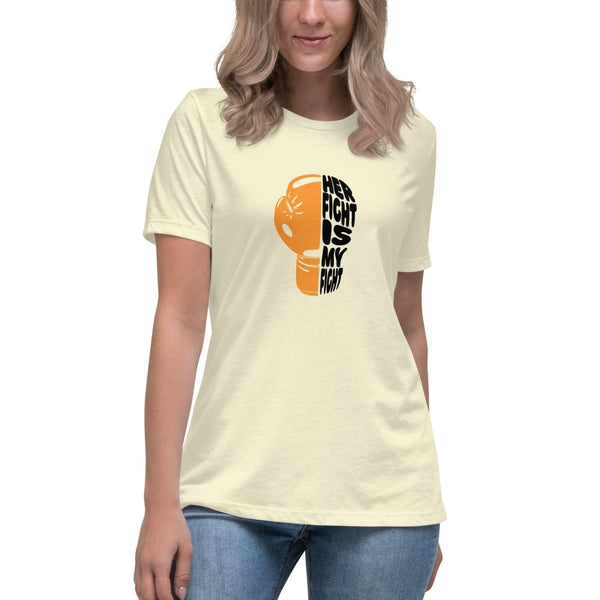 Leukemia Women's Her Fight Tee - JohnVsGBMCitronS