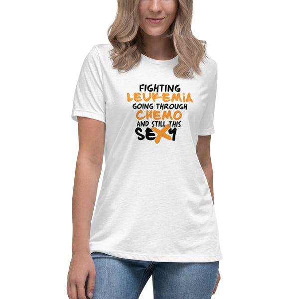 Leukemia Women's Sexy Tee - JohnVsGBMWhiteS