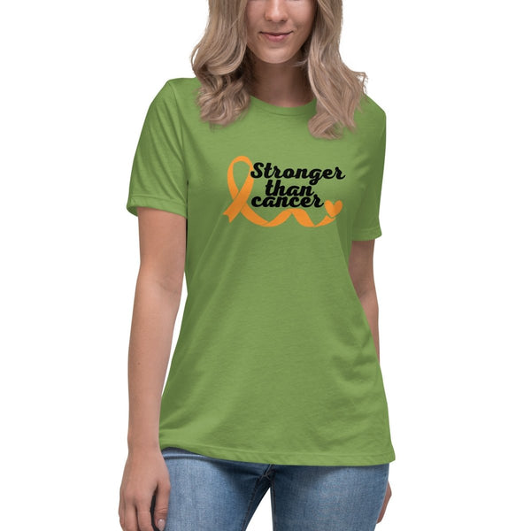 Leukemia Women's Stronger Tee - JohnVsGBMLeafS