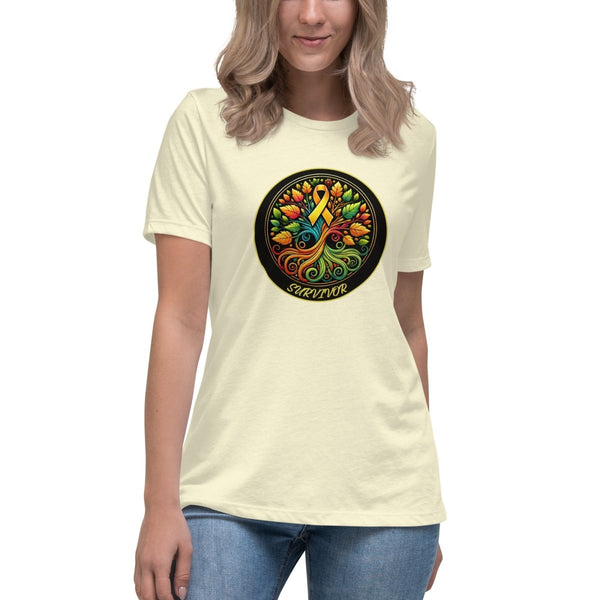 Leukemia Women's Tree of Life Tee - JohnVsGBMCitronS