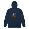 Leukemia Zip Up Survivor Hoodie - JohnVsGBMNavyS