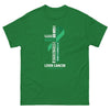 Liver Cancer Through Christ Tee - JohnVsGBMTurf GreenS