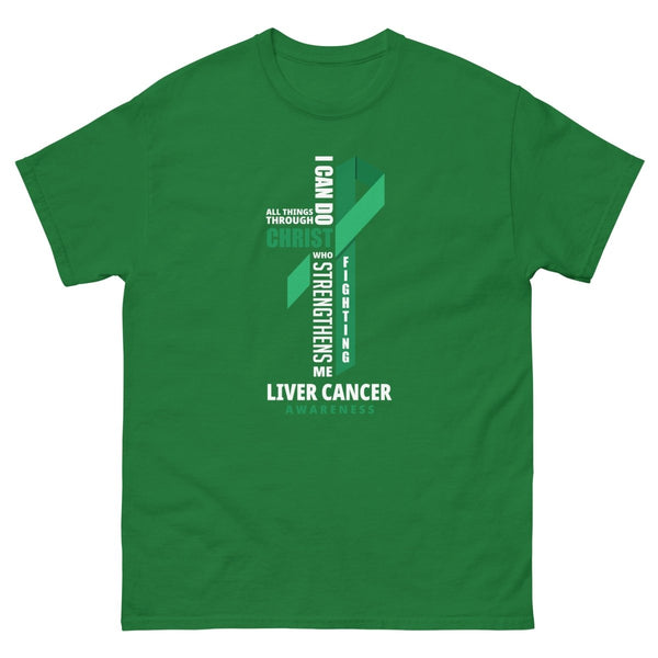 Liver Cancer Through Christ Tee - JohnVsGBMTurf GreenS