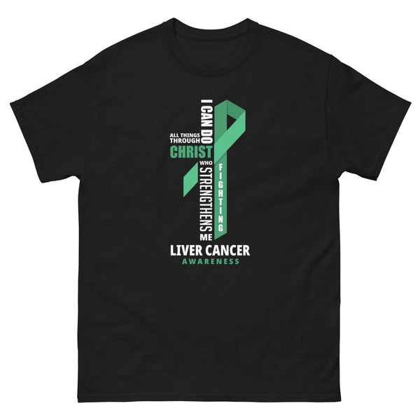 Liver Cancer Through Christ Tee - JohnVsGBMBlackS