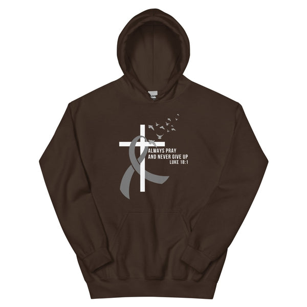 Luke 18:1 Inspiration Hoodie - JohnVsGBMDark ChocolateS