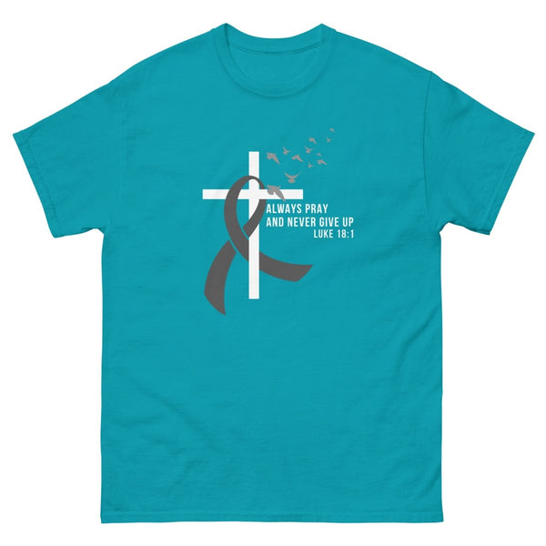 Luke 18:1 Inspiration Tee - JohnVsGBMTropical BlueS