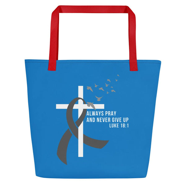 Luke 18:1 Inspiration Tote - JohnVsGBMRed
