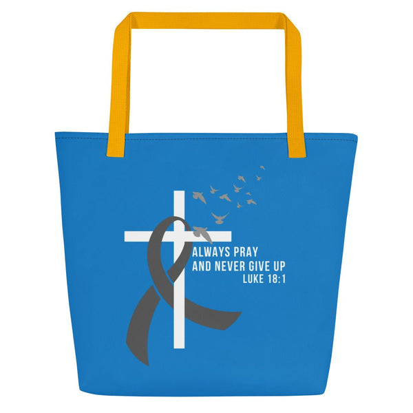 Luke 18:1 Inspiration Tote - JohnVsGBMYellow