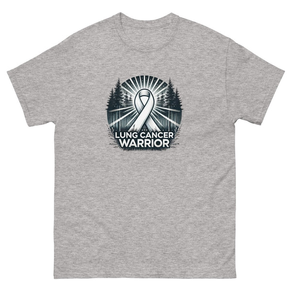 Lung Cancer Beam Forest Tee - JohnVsGBMSport GreyS