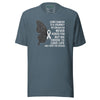 Lung Cancer Butterfly Daughter Tee - JohnVsGBMHeather SlateXS