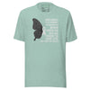 Lung Cancer Butterfly Daughter Tee - JohnVsGBMHeather Prism Dusty BlueXS