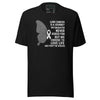Lung Cancer Butterfly Daughter Tee - JohnVsGBMBlackXS