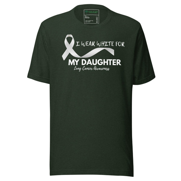 Lung Cancer Our Daughter Tee - JohnVsGBMHeather EmeraldXS