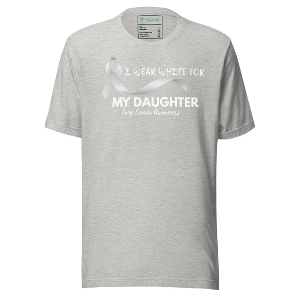 Lung Cancer Our Daughter Tee - JohnVsGBMAthletic HeatherXS