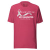 Lung Cancer Our Daughter Tee - JohnVsGBMHeather RaspberryS