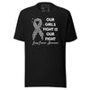 Lung Cancer Our Girl Tee - JohnVsGBMBlackXS
